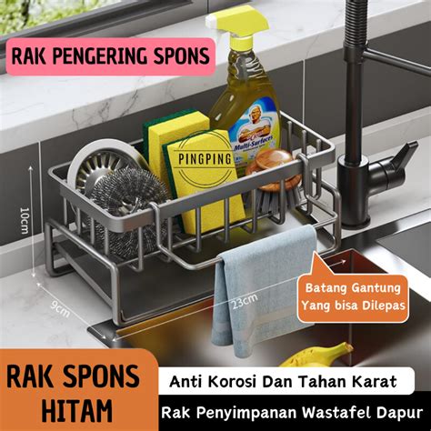 Jual Rak Sponge Sabun Cuci Piring Wastafel Rak Penyimpanan Sabun