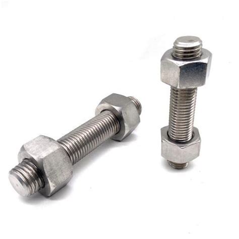 Super Duplex Uns S32760 1 1 2 290mm Stud Bolt With Nut China Super