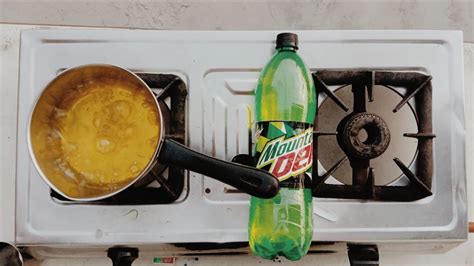 Boiling Mountain Dew To Get Sugarexperiment Bymr Crazy Abcd Youtube