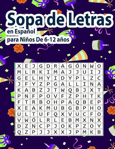 Sopa De Letras En Espaol Para Nios De Aos Aos Puzzle