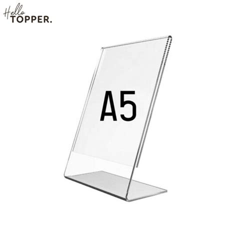 Jual Akrilik Tempat Brosur A Acrylic Tent Card Holder Stand A