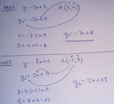 1 napisz równanie prostej równoległej do prostej y 2x 2 i