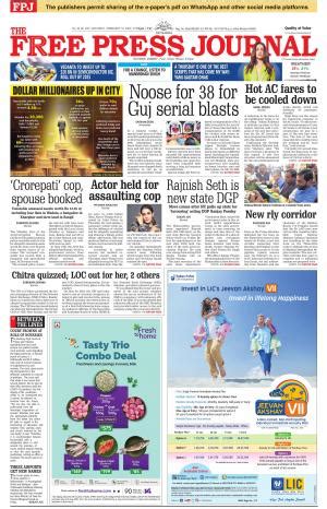 Free Press Journal Free Press Mumbai Epaper Edition Sat 19 Feb 22