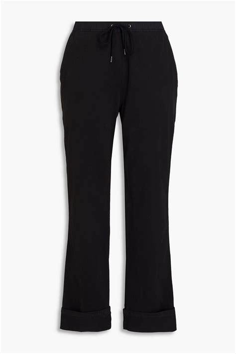 James Perse Cotton Blend Gabardine Straight Leg Pants The Outnet