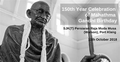 150th Year Celebration of Mahathma Gandhi Birthday – GOPIO Malaysia