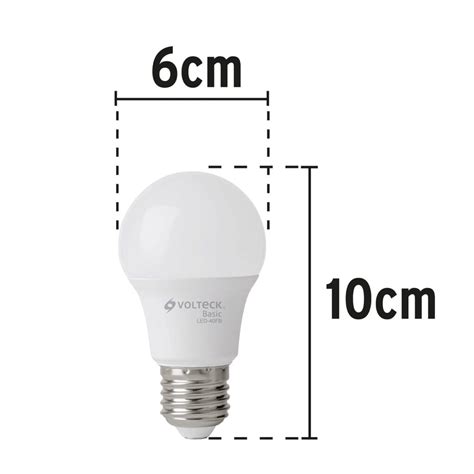 Foco Lampara LED 6W Luz De Dia Volteck Basic Rantec Electronics