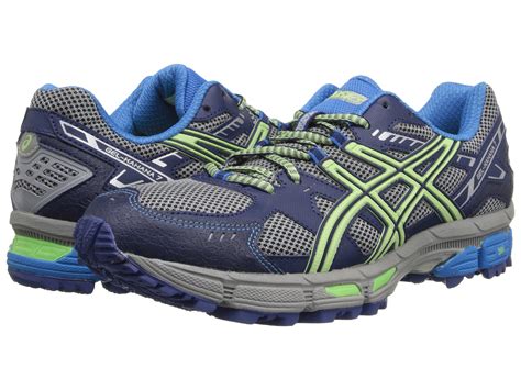 ASICS Gel-Kahana® 7 Grey/Mint Green/Blue - Zappos.com Free Shipping ...