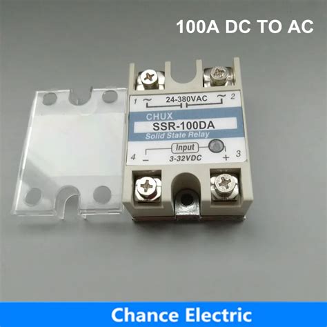 Ssr A Dc To Ac Vdc V White Shell Single Phase Pcs Pcs Pcs