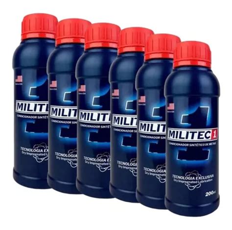 Kit 6 Un Militec 1 Condicionador De Metais 200ml Parcelamento Sem Juros