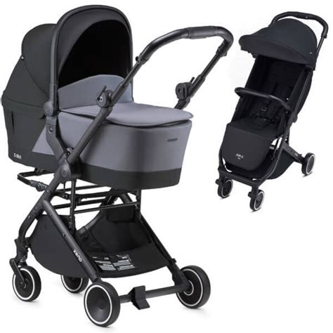 Коляска 2 в 1 Anex Air-X 2022 Black. Купить коляску Анекс.