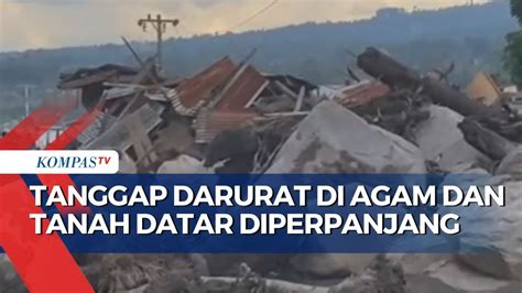 Tanggap Darurat Akibat Banjir Lahar Marapi Di Agam Dan Tanah Datar