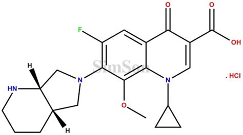 Moxifloxacin Hydrochloride | CAS No- 186826-86-8 | Simson Pharma Limited