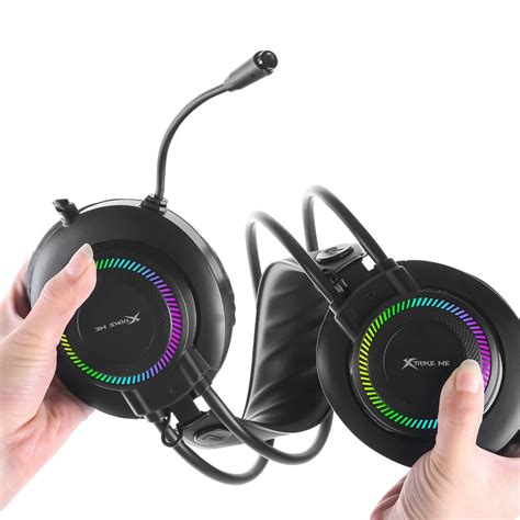 Xtrike ME геймърски слушалки Gaming Headphones GH 509 RGB 50mm PC