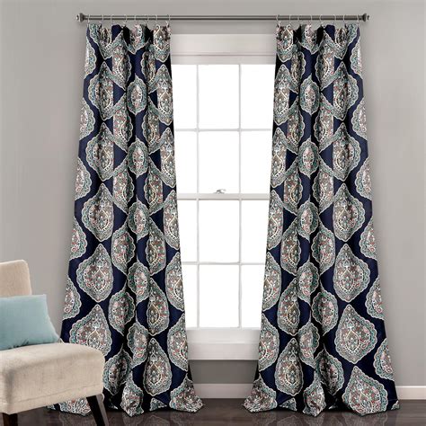 Best Grey Paisley Print Curtains For Living Room Your House