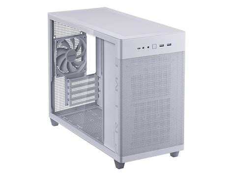 Asus Prime AP201 Tempered Glass MicroATX Case - White Edition | ASUS ...