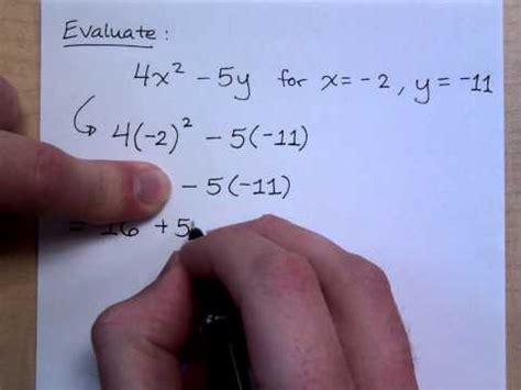 Substitution Method Definition Examples Expii