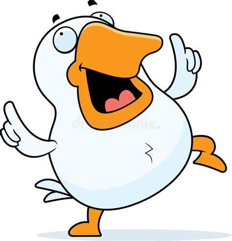 Angry Cartoon Goose