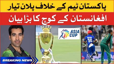 Pakistan Vs Afghanistan Asia Cup Big Plan Is Ready Against