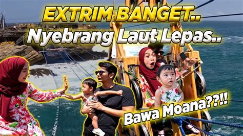 Extrim Jantung Mau Copot Naik Gondola Kebuka Di Laut Lepas Youtube