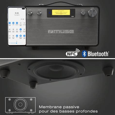 Muse M Bt Enceinte Puissance X Watts Sans Fil Bluetooth