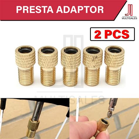 2 PCS Presta Adaptor Valve Converter Presta To Schrader Mountain Road