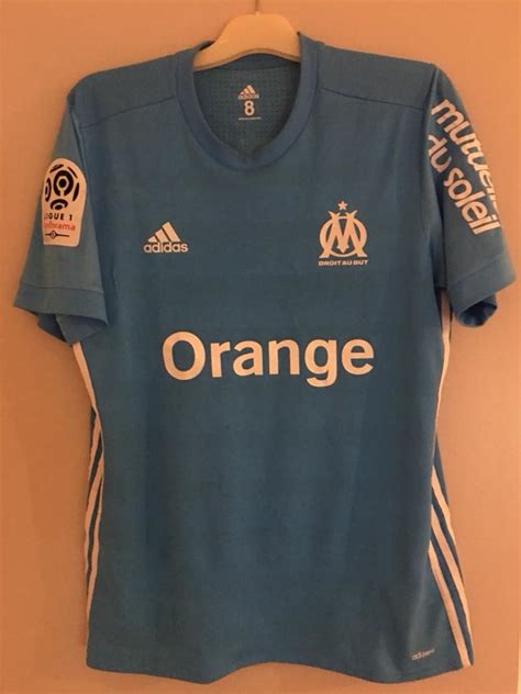 Olympique Marseille Away Football Shirt Sponsored By Orange