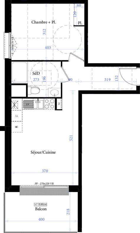 Plan Appartement T2 De 40 74 M² Neuf Résidence « Le Jardin Dadélaïde