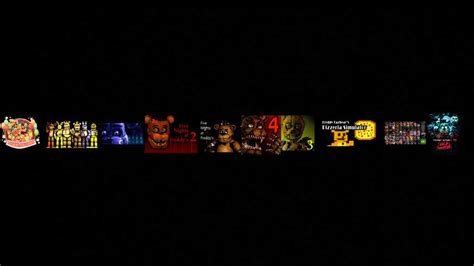 Fnaf Games Chronological Order