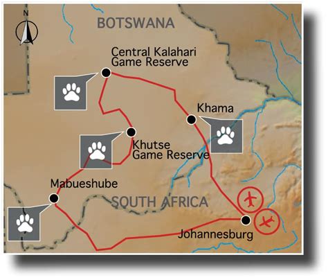 Trans Kalahari Botswana Africa Safari Expedition 14 Days Nz