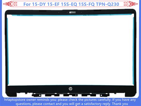 New For HP 15S EQ 15S FQ 15 EF 15 DY TPN Q230 Frames LCD Bezel Cover