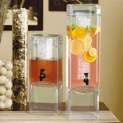 square beverage dispenser  cooling ice core large pure spa direct