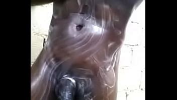Black Solo Hung Taking A Soap Bath XVIDEOS