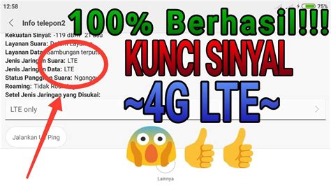 Tutorial Cara Mengunci Sinyal Menjadi 4G LTE Tanpa Aplikasi Tambahan