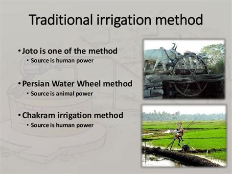 Irrigation Methods