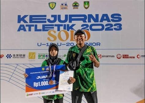 Atlet Muda Bojonegoro Raih Podium Kejurnas Atletik 2023