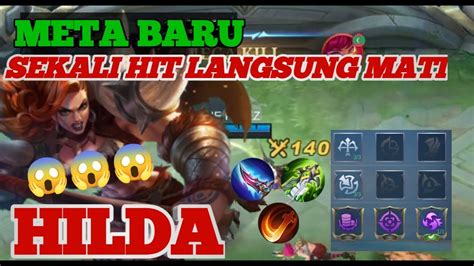 BUILD HILDA ITEM DAN EMBLEM ASSASSIN TERSAKIT META BARU 2023 AUTO