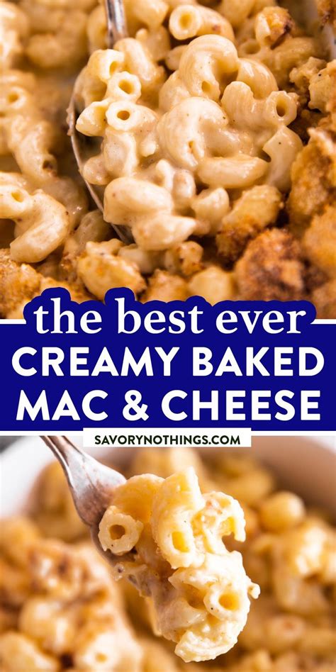 This Baked Mac And Cheese Recipe Is Easy To Make From Scratch And