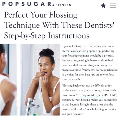 Featured: POPSUGAR Flossing Technique