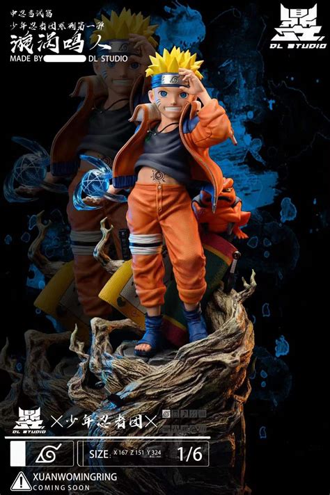 Dl Studio 16 Naruto Kid Uzumaki Naruto Resin Statue Devilness Toys