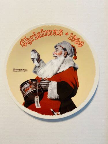 Norman Rockwell Collector Plate Christmas Vintage A Drum For Tommy