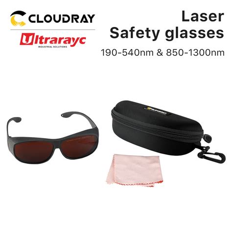 Ultrarayc Uv And Green Infrared Laser Safety Goggles Od8 Protective Glasses Shield Protection