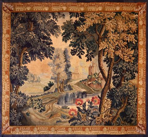 Proantic Tapisserie D Aubusson Verdure E Siecle L M Xh M N