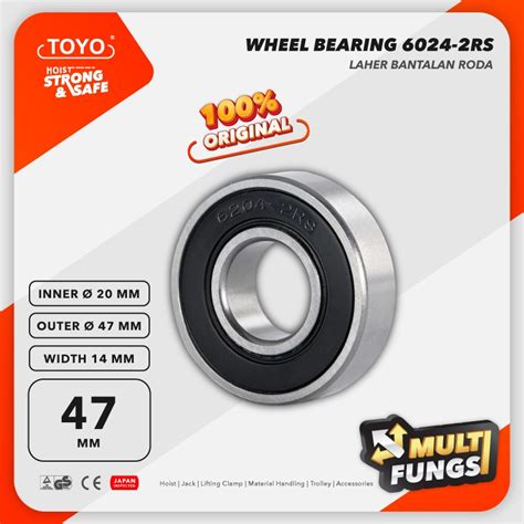 Jual Toyo Wheel Bearing Rs Laher Roda Hand Pallet Mm Shopee