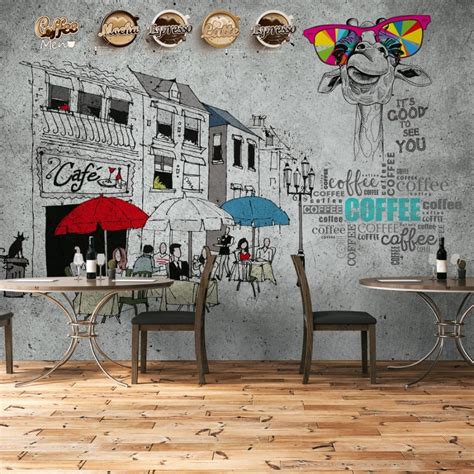 Cafe Wallpaper - Custom Design