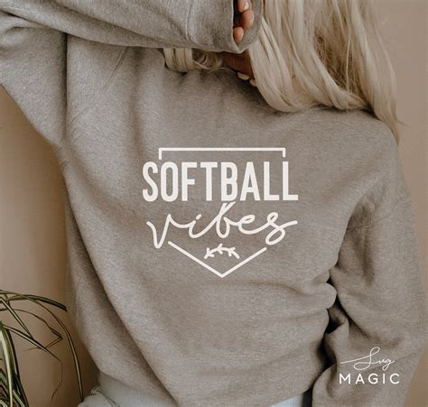 Softball Vibes SVG Baseball Mom Svg Baseball Svg Baseball Etsy