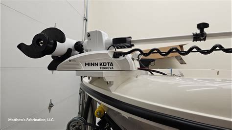 Bayliner Vr4 Custom Trolling Motor Bracket Installation For Minn Kota Trolling Motors Youtube