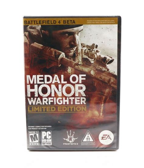 Medal Of Honor WARFIGHTER Limited Edition PC Game NEW FACTORY SEALED