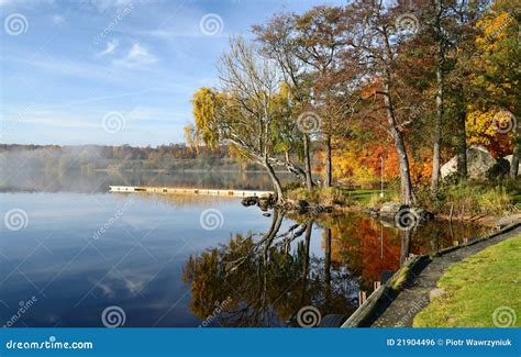 Lake autumn s reflection stock photo. Image of autumn - 21904496