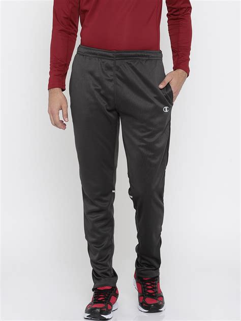 Buy Champion Charcoal Grey Track Pants Track Pants For Men 1562196