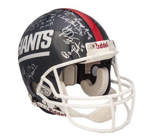 Lot Detail - 1986 New York Giants Team Signed Full Size Helmet ( 40 ...